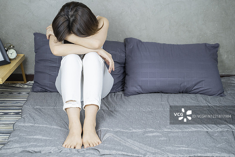 沮丧的女人图片素材