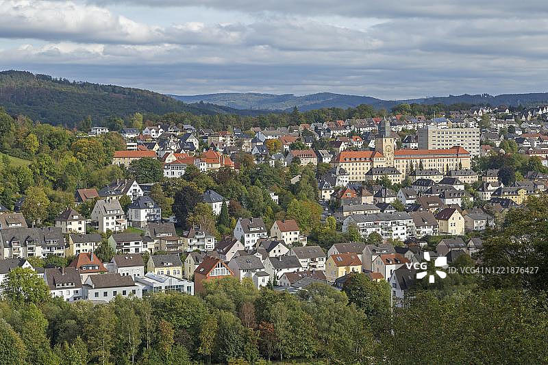 德国北莱茵-威斯特法伦州绍尔兰地区的阿恩斯贝格图片素材