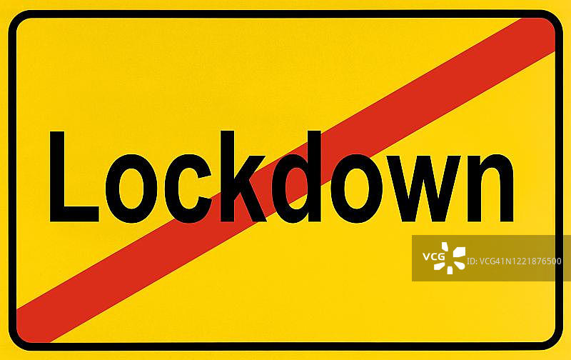 德国疫情危机下的解除封锁符号图片素材