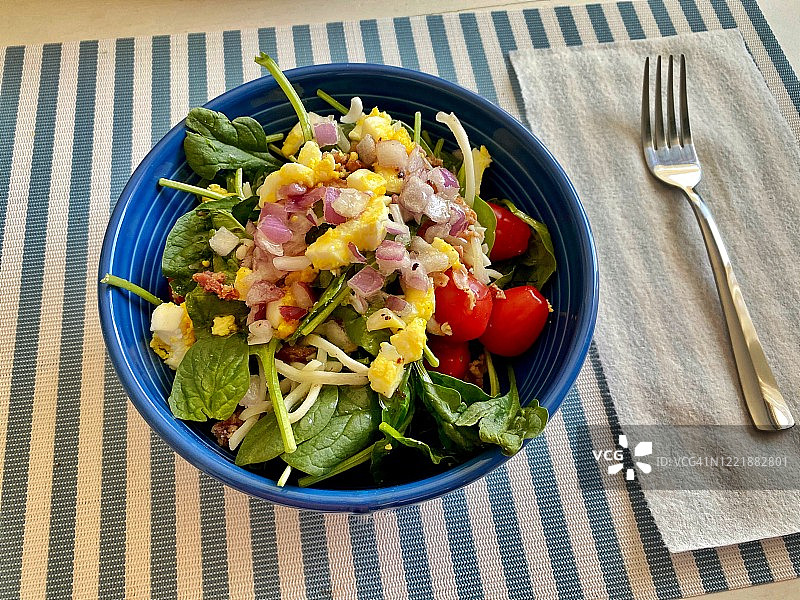 菠菜沙拉图片素材