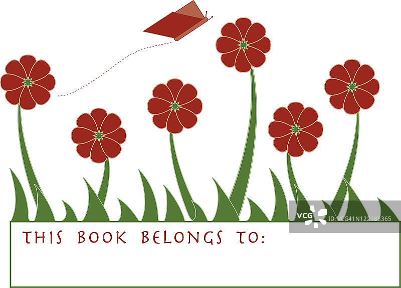 蝴蝶书（矢量图）图片素材