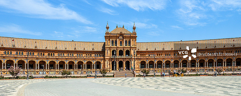 西班牙塞维利亚的西班牙阶梯图片素材