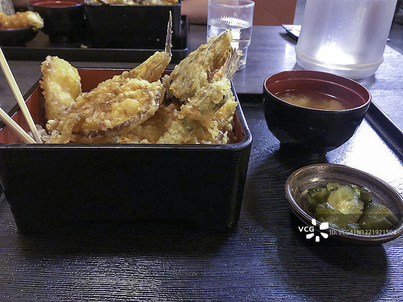 天妇罗便当图片素材