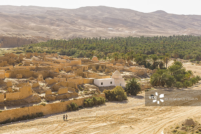 突尼斯塔梅尔扎古镇风光图片素材