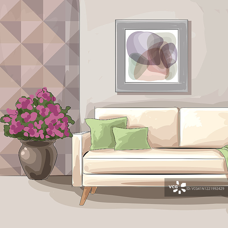 美丽客厅图图片素材