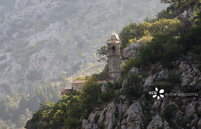 黑山科托尔城堡教堂图片素材