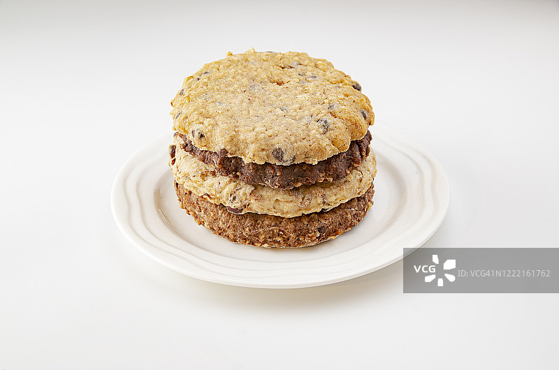 巧克力曲奇饼图片素材