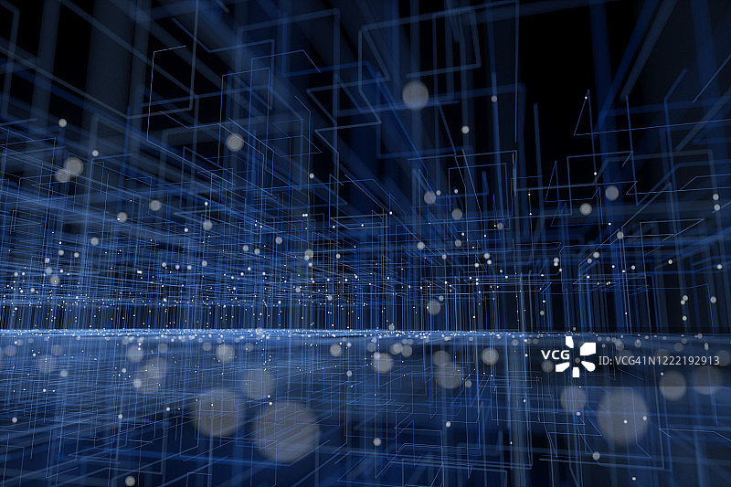 三维粒子空间图片素材