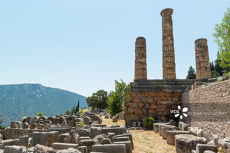 德尔斐神庙，希腊图片素材