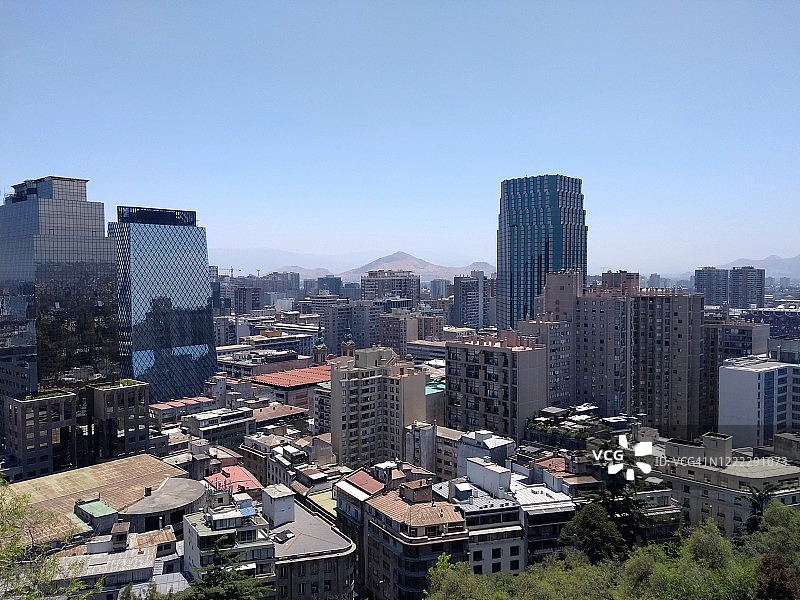 智利首都圣地亚哥景观图片素材
