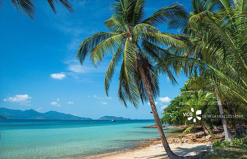 泰国象岛热带海滩图片素材