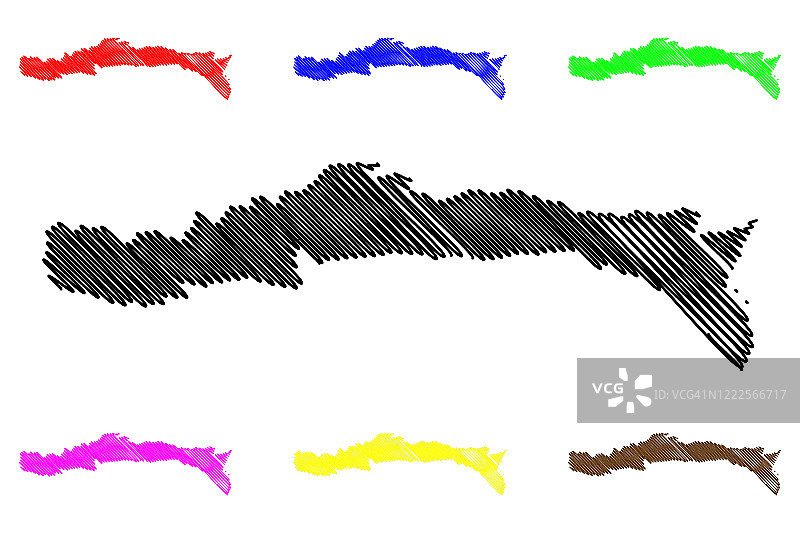 东南亚部门地图图片素材