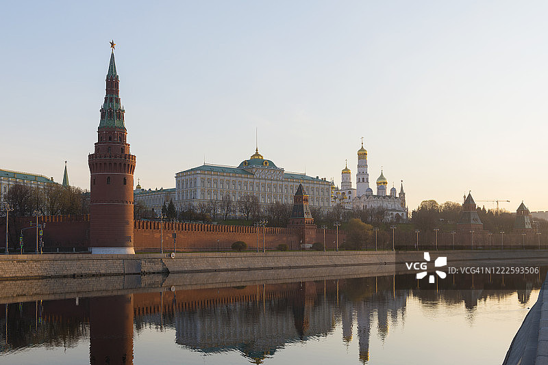 莫斯科的克里姆林宫图片素材