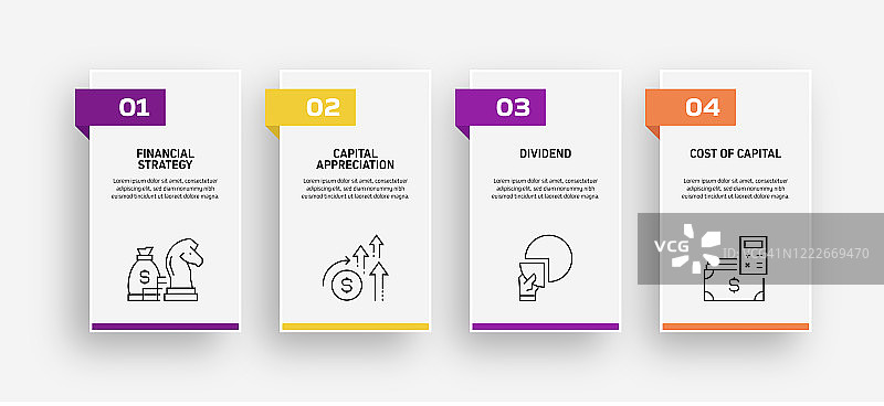 经济与金融概念信息图设计图片素材
