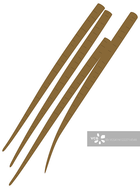 牛蒡简单矢量图图片素材