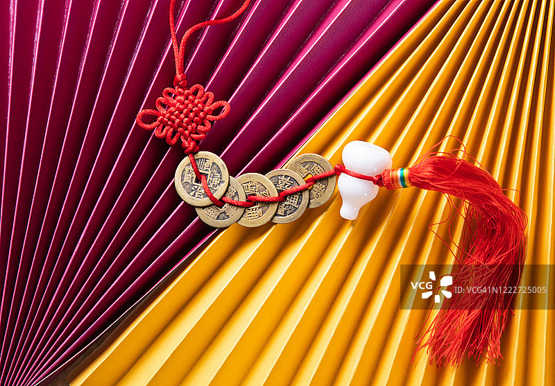 有趣的彩色折纸抽象背景图片素材