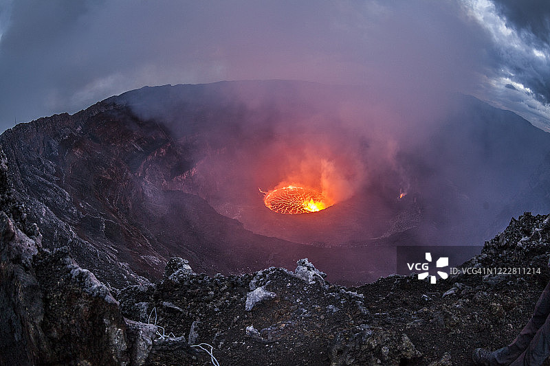 尼拉贡戈火山图片素材
