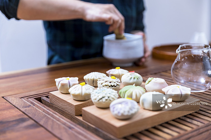 日式传统甜点图片素材