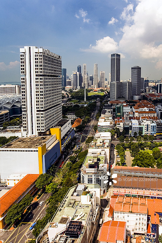新加坡武吉士天际线图片素材