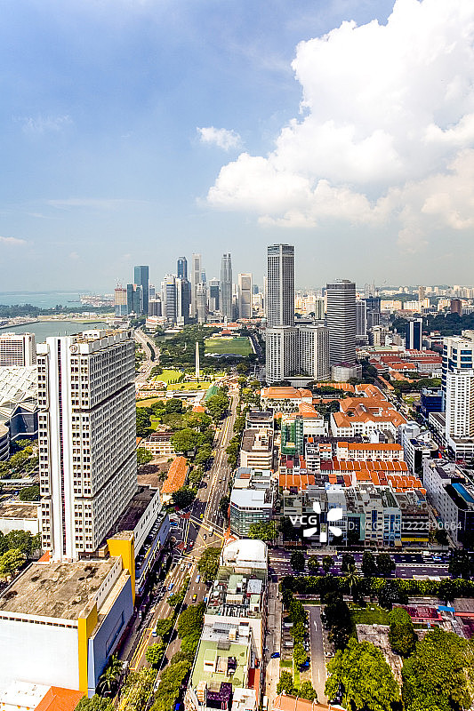 新加坡武吉士天际线图片素材