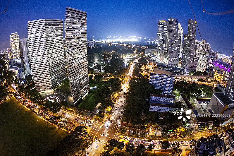新加坡武吉士天际线图片素材