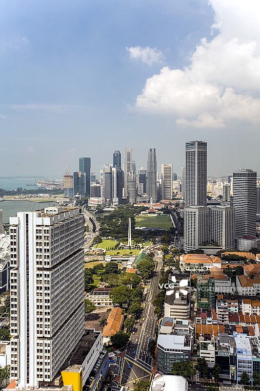 新加坡武吉士天际线图片素材