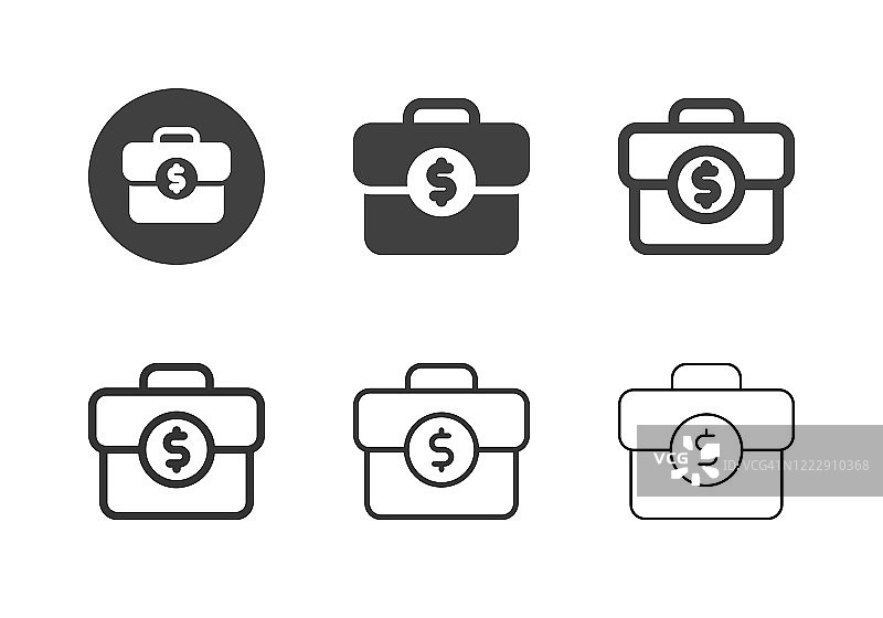 商务公文包图标系列图片素材