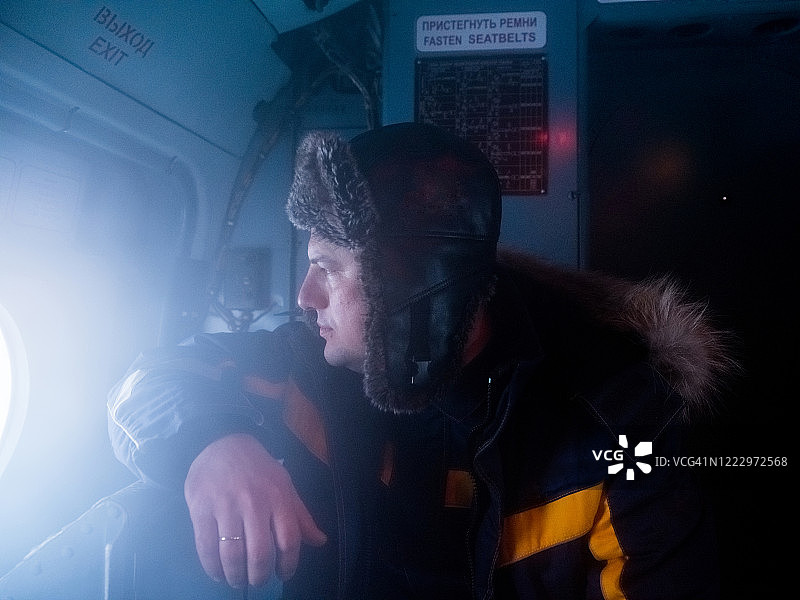 直升机乘客图片素材