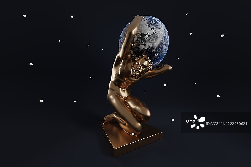 数字渲染的阿特拉斯图片素材