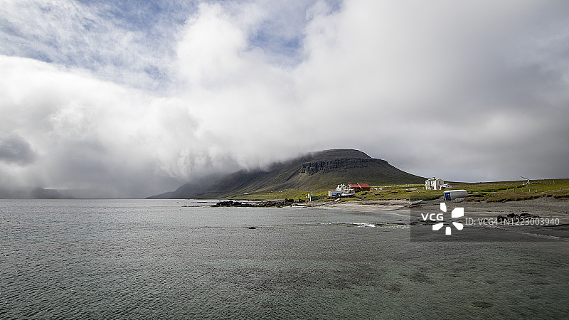 冰岛西部峡湾公路旅行图片素材