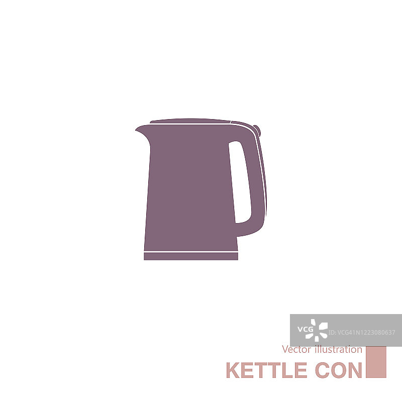 矢量绘制的水壶图片素材