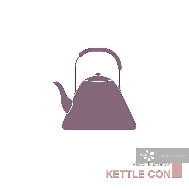 矢量绘制的水壶图片素材