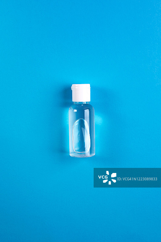 内含抗菌凝胶的便携瓶图片素材