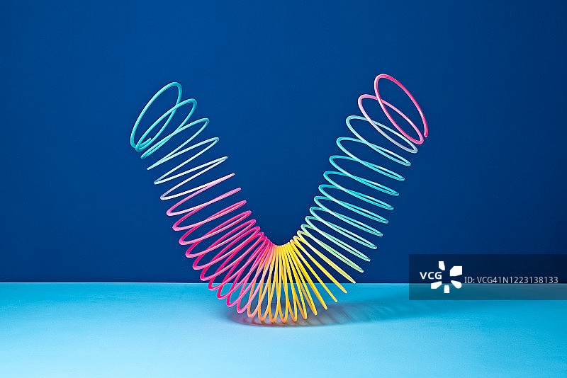 拉伸弹簧玩具图片素材