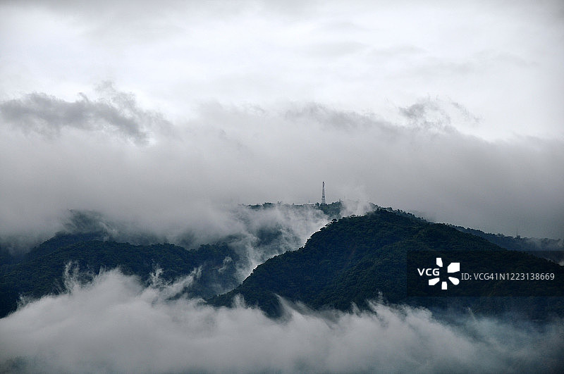 八打雁群山图片素材