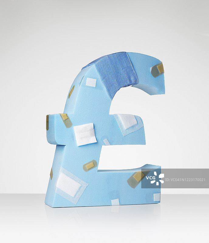 标签与膏药。图片素材