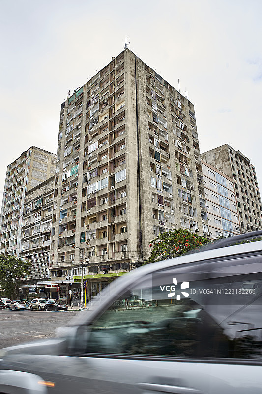 莫桑比克马普托市区的车辆图片素材