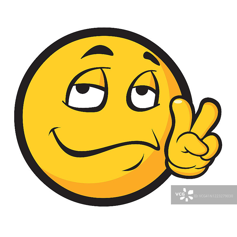 冰镇的和平友爱表情符号图片素材