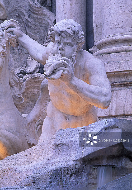 罗马特莱维喷泉图片素材