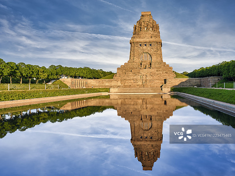 德国萨克森州莱比锡 народов Битката 纪念碑图片素材