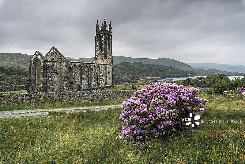 多尼戈尔郡邓卢伊老教堂图片素材