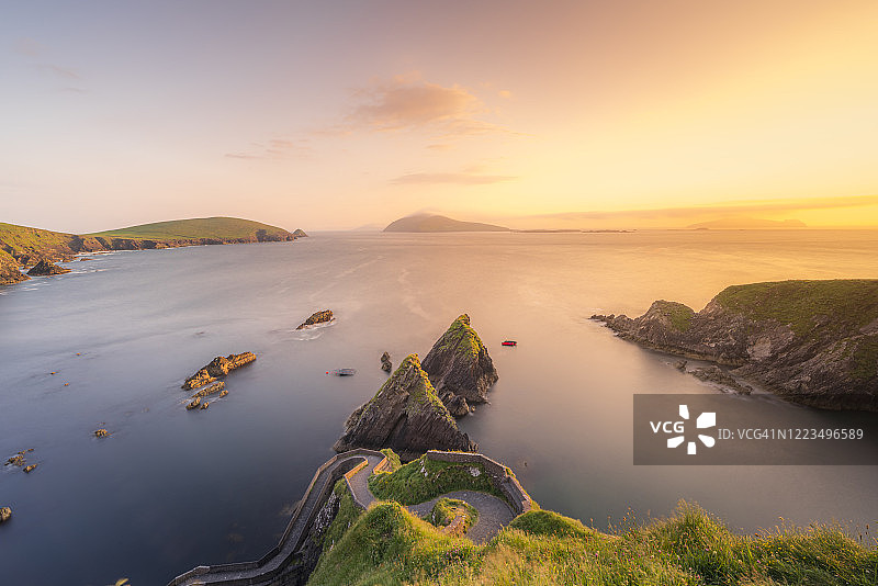 爱尔兰丁金码头图片素材