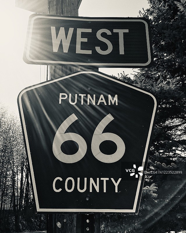 普特南县路标图片素材