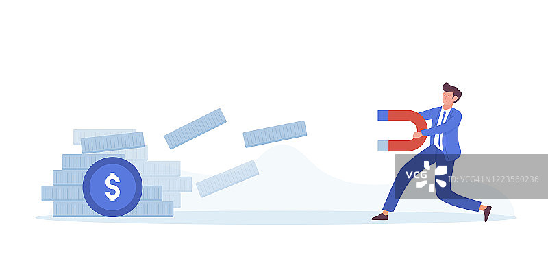 经济和金融概念矢量插图图片素材