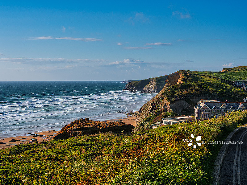 贝德鲁坦阶梯的悬崖海岸图片素材