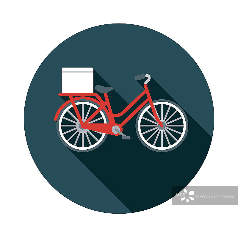 自行车配送图标图片素材