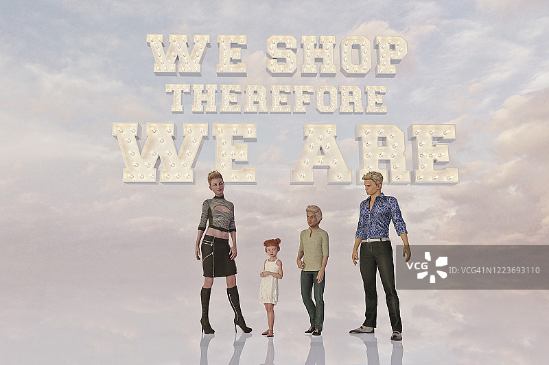 消费主义：我们购物，故我们存在图片素材