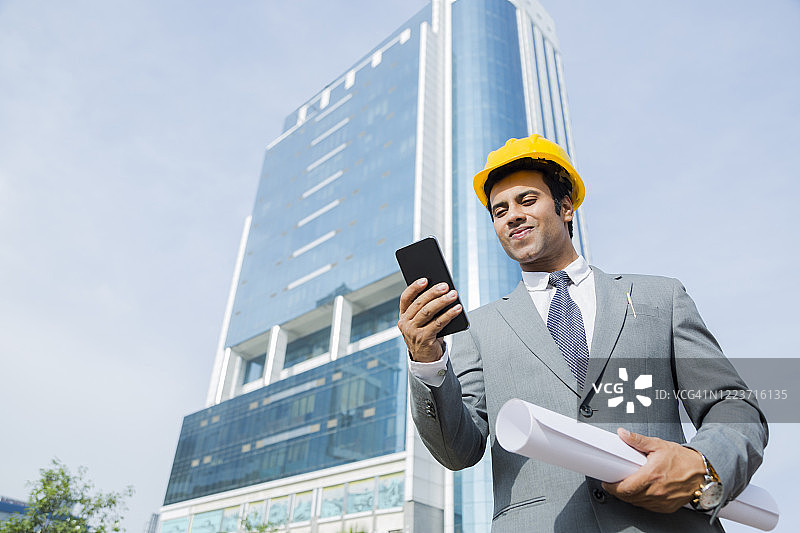 男承包商工程师肖像照片图片素材