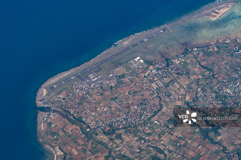 日本鹿儿岛县德之岛航拍景观图片素材