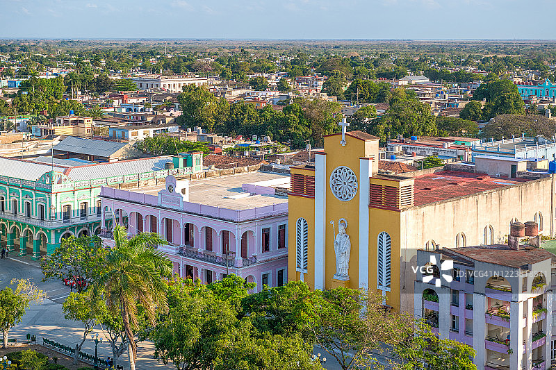 古巴西埃戈德阿维拉城市天际线图片素材